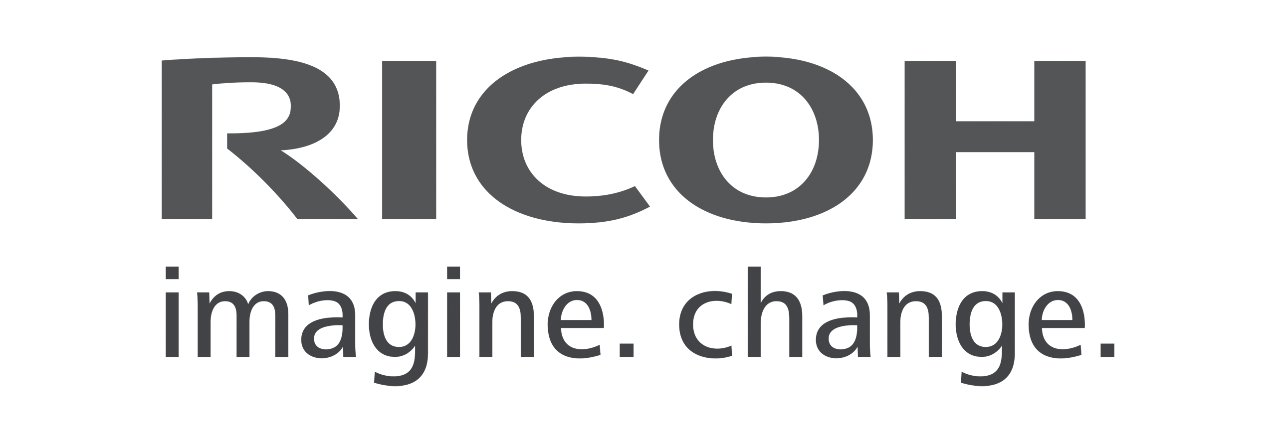 Logo de RICOH (cliente) en el que debajo aparecen las palabras 